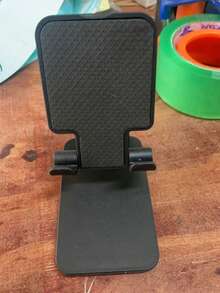 1pc Multi-Function Phone Stand, Desktop, Bedside, Slouchy Standing, Foldable, Adjustable, Suitable For Cellphone & Tablet, Live Streaming Back To School - Multicolor - View 10