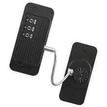 Refrigerator Combination Lock Household Safety Sliding Door Lock For Kids Babies - White - View 10