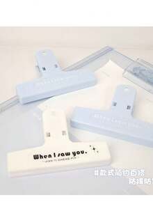 1/3 High-Quality Retro Colorful Office Document Folder, Minimalist Planner Clip, Long Tail Stationery Organizer - Multicolor - View 9