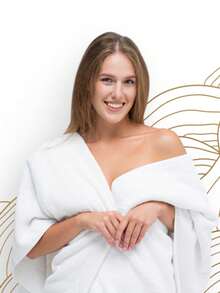 Bộ 2 khăn, nhanh khô, thấm hút cao, mềm mại, chất liệu vải flannel cao cấp, họa tiết hình tổ ong màu trắng, lựa chọn sang trọng cho spa khách sạn, khăn tay/khăn mặt dày dặn, khăn tắm, bộ khăn mềm mại thấm hút tốt, màu hồng, xanh lá cây và xám, thích hợp cho salon, khách sạn, phòng tập thể dục, đồ dùng gia đình, khăn tắm, chăm sóc da. - Hồng - Xem 9