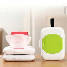 Travel Wipe Holder,Wipes Container,Wet Wipe Container Box For Strollers,Hanging Refillable Wipes Dispenser Portable Baby Wipe Case For Indoor Outdoor Use - Multicolor - View 6