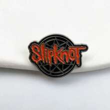 Personality Music Band Brooch Alloy Rock Apparel Accessories Badge Fashion Letter Geometric Decorative Badge - XZ871 - 查看 5