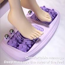 Portable Dual Foot Massage Roller Reflexology Tool With Magnetic Beads For Home And Office Use
