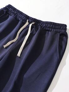 Pantaloni in maglia leggeri da uomo, pantaloni casual alla moda versatili da passeggio, oversize e morbidi con vita con cordoncino e tasche, durevoli, adatti per l'autunno, ottimo regalo per marito o fidanzato, streetwear, pendolarismo, attività all'aperto, vacanze