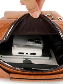 Men's Waterproof Multi-Function Messenger Shoulder Bag - 隨機顏色 - 查看 11