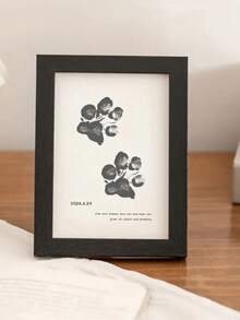 1pc No-Touch Inkless Paw Print Kit - Perfect For Preserving Your Dog's Footprints, Inkless Pet Paw Print Pad, Ideal For Newborn Baby Handprint And Footprint Keepsake