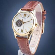 Orient Ladies' Mechanical Watch, Classic Watch Series RA-AG0024S10B Wristwatch, White Dial, Stainless Steel Material, Business, Daily Wear - White - View 2