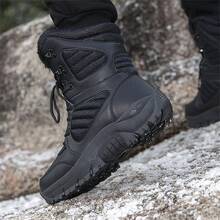 Herren Stiefel Outdoor Bequeme warme Schneestiefel Halloween Neue Herren High Top Verschleißfeste Reisestiefel Wanderstiefel Wildniserkundung Wanderstiefel Knöchelstiefel Geeignet für Alltag Langstreckenreisen Bergsteigen