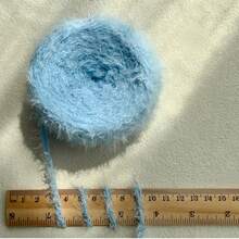 全新仿貂毛纱线，DIY手工包包、玩偶、衣服、围巾、钩针编织柔软纱线 - 3mm - 查看 14