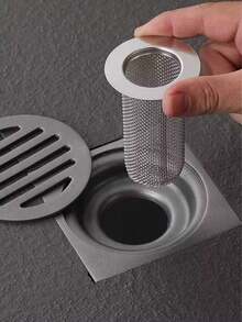 1 套排水盖毛发收集器和塞子，适用于厨房浴室浴缸水槽过滤器，淋浴排水管 - 彩色 - 查看 1