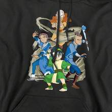 Mens Team Avatar Elements Hoodie (Black) - Coffee Brown - View 4