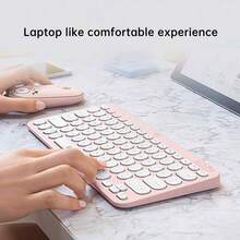 Logitech Tastatur K380 in limitierter Auflage, leicht, tragbar, ultradünnes Gehäuse, leise und geräuscharm, perfekt für Bibliothek, Büro und Arbeitszimmer, gut aussehendes Werkzeug, Krankenschwester mit großen Ohren