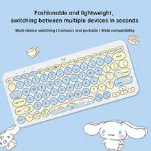 Logitech Tastatur K380 in limitierter Auflage, leicht, tragbar, ultradünnes Gehäuse, leise und geräuscharm, perfekt für Bibliothek, Büro und Arbeitszimmer, gut aussehendes Werkzeug, Krankenschwester mit großen Ohren