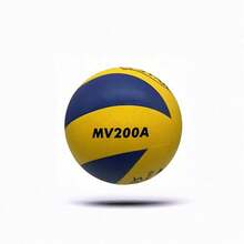 MV200A EliteSpike Size 5 Volleyball - PU Material, Indoor Training & Competition Use