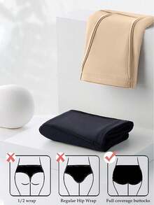 2pcs High Waist Tummy Control Panties, Suitable For Women, Post-Partum Abdomen Shaping, Lace Details, Breathable Nylon Blend, Hand Washable, Shapewear - Multicolor - View 7