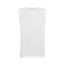 Mens Active 140 Sleeveless Tank Top (White) - White - View 2