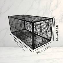 Large Automatic Humane Cat Trap, Feral Cat Rescue Cage, Catch Stray Cats