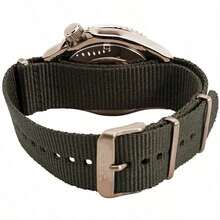 ORIENT潜水系列男士自动机械表200米防水游泳夜光日历手表尼龙绿橙机械男RA-AC0K04E10B - 綠色 - 查看 5