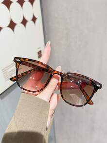 1 副椭圆形时尚高端男士眼镜 - 彩色 - 查看 1