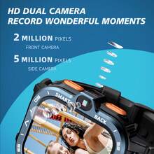 LOKMAT APPLLP 4 MAX 智能手表，配备 2.02 英寸高清屏幕、双高清摄像头，兼容安卓和 iOS 系统，支持 2G/3G/4G/5G SIM 卡，支持独立通话、移动数据、Wi-Fi、APP 通知、提醒、第三方应用下载，运行安卓系统。 - APPLLP 4 MAX - 查看 7