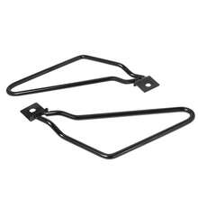 Motorcycle Saddle Bag Mount Bracket Bars Universal Pannier Holder Rack - Black - View 8
