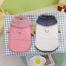 24 piezas de ropa acolchada de algodón para perros, ropa cálida para gatos, abrigo acolchado de cuatro patas para mascotas, ropa cálida y a prueba de viento reforzada, conjunto casual de arnés y correa para pequeños animales en otoño/invierno, ropa para perros pequeños, suministros para animales, nueva llegada de ropa para perros, conjunto casual a prueba de viento y nieve reforzado de cuatro patas
