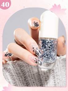 KUDAN 1瓶10毫升水性可撕指甲油，酒红色咖啡棕色，适合冬季，无异味快干指甲油，无需烘烤，持久耐用，适合日常美甲装饰、居家美甲和美甲沙龙美甲用品。 - 彩色 - 查看 16