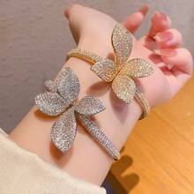 1 قطعة مكعب سماء نجمية أنيق من الزركونيا، تصميم زهرة إبداعي، هدية فاخرة أنيقة للصديقة أو الحفلات والمناسبات الفاخرة