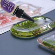 UV Crystal Clear Glue, Suitable For Specimen Making, Handmade DIY Arts & Crafts, Transparent Glue For Oil Painting Covers, UV Ultraviolet Glue, No Mixing Required Clear Glue