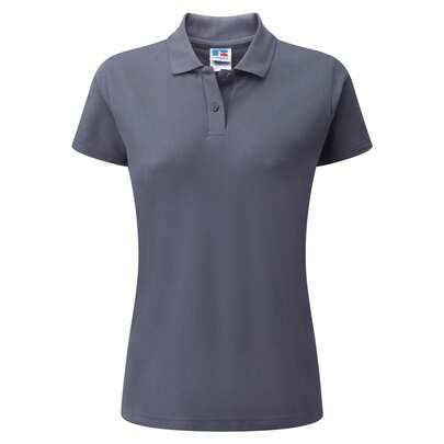 Jerzees Colours Ladies 65/35 Hard Wearing Pique Short Sleeve Polo Shirt (Convoy Grey)