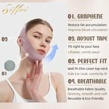 V-Line Lifting Chinstrap, V-Line Mask, Chinstrap For Sleeping, Reusable Face Strap, Chin Up Patch, V-Shaped Belt, Shaped Face Mask For Sagging