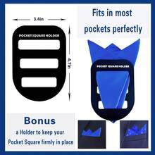Pocket Squares For Men 20 Pack Mens Pocket Squares Handkerchiefs Set Assorted Colors With Box - A-default - View 3