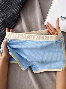 3pcs Men's Fashion Belt Design Briefs, Elastic Soft Breathable Comfort Underpants