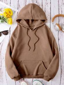 Women Sweatshirts - 棕色 - 查看 3