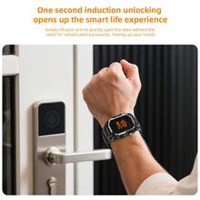 LOKMAT Reloj inteligente APPLLP 7 MAX, pantalla AMOLED de 2,06 pulgadas, compatible con tarjetas de teléfono 2G/3G/4G/5G, compatible con dispositivos Android, perilla extraíble a 180°, cámara HD, red de datos celulares, conexión a red Wi-Fi, notificación de mensajes, recordatorio de llamadas, descarga de aplicaciones de terceros, sistema operativo Android 8.1