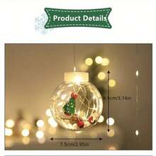 1PC Christmas LED String Lights With Santa, - 8 Modes, USB-Powered, Festive Holiday Decor For Bedroom, Christmas Tree Decoration Light, Christmas Tree Light, Christmas Window Light, Snowflake String Lights Christmas Decoration XMAS Decor Christmas Tree Gift Decor Thanksgiving Wedding Home Decor Home Decor Fall Decor Autumn Decor Birthday Decorations For Gifts Party Supplies Indoor Outdoor Garden Holiday Festival Decor Halloween Decor Wall Decor Halloween Ornaments