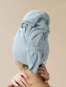 Coral Fleece Teak Dry Hair Cap For Women, Thickened And Lengthened Headscarf, Quick-Drying Headscarf, Absorbent Dry Hair Towel, Elastic Band Shower Cap Shower Towels For Beaty Salon, Hotel Sports,Home Essentials, Towel, Skin Care