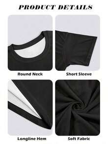 Vintage Drake-Shirt _ Merch Graphic Tee _ All Dogs _ Rare Hop Graphic Print - 黑色 - 查看 4