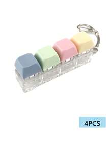 Keyboard Stress-Relieving Toy, 4-In-1 Keyboard Stress-Relieving Keychain, Keyboard Stress-Relieving Button Finger Rattle Toy, Stress-Relieving Gift, Button Stress-Relieving Gift, Incredible Birthday Gift, Party Small Gift