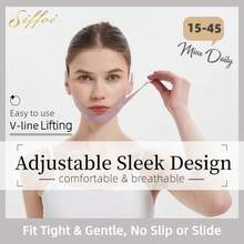 V-Line Lifting Chinstrap, V-Line Mask, Chinstrap For Sleeping, Reusable Face Strap, Chin Up Patch, V-Shaped Belt, Shaped Face Mask For Sagging