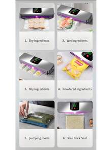 2025 New Model Rechargeable Vacuum Sealer - Portable Automatic Food Fresh-Keeping Vacuum & Sealing Machine For Home & Outdoor Use
