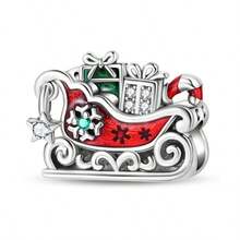 DIY Exquisite Christmas Sleighs, Sweet Gingerbread Men, Lucky Bells, Christmas Trees, Santa Claus, Christmas Stockings And Other Charming Beaded Pendants, Suitable For Everyday Wear, DIY Jewelry Making Necklaces, Bracelets And Other Accessories.