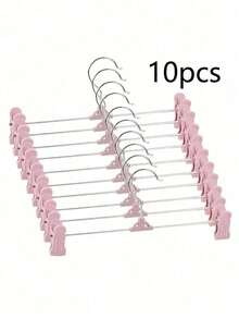 10 piezas de perchas ajustables antideslizantes y ahorradoras de espacio en elegante color rosa, perfectas para organizar la moda femenina, ideales para la decoración de otoño y festivales, realzan la estética de tu habitación y dormitorio con soluciones de decoración del hogar elegantes para la temporada de otoño, maximiza el espacio del armario mientras mantienes tu armario ordenado y elegante