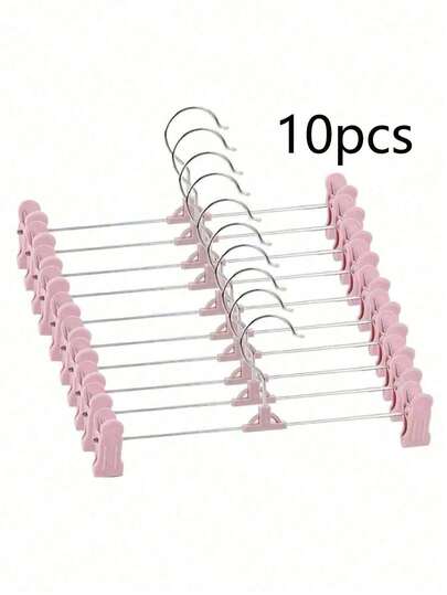 10 piezas de perchas ajustables antideslizantes y ahorradoras de espacio en elegante color rosa, perfectas para organizar la moda femenina, ideales para la decoración de otoño y festivales, realzan la estética de tu habitación y dormitorio con soluciones de decoración del hogar elegantes para la temporada de otoño, maximiza el espacio del armario mientras mantienes tu armario ordenado y elegante