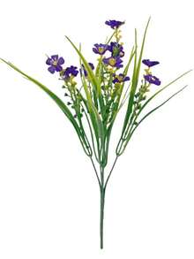 5 قطع/10 قطع من النباتات الاصطناعية متعددة الألوان مع ثمار وأزهار البابونج الصغيرة، ديكور منزلي نباتات خضراء مزيفة، مناسبة لعيد الميلاد، عيد الحب، عيد الأم، عيد الأب، عيد الفصح