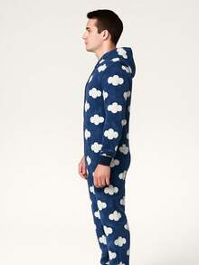 Men Thermal Underwear Sets - 藏蓝色 - 查看 4