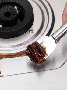 1 Piece Stainless Steel Scraper, Home Use Oil Stain Dirt Cleaning Scraper, Kitchen Tile Grout Adhesive Cutting Cleaning Scraper.