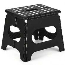 1pc High Anti-Slip Foldable Step Stool, Portable Lightweight Small Folding Stool With Handle, Suitable For Kitchen, Camping, Picnic