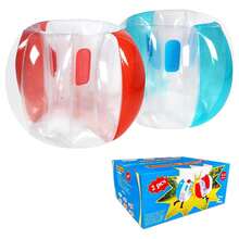 GCCSJ Kids Sumo Balls,2-Pack 36 Inch Kids Bumper Balls - Inflatable Sumo Bumper Soccer Balls For Ages 3-12, Outdoor Team Play Balls With Safety Handles, Fun Backyard Game & Birthday Party Toy For Boys & GirlsIt Is The Best Birthday Giftgift For Children (36 Inch,2 PcsBlue+Red) - Blue+Red - View 9