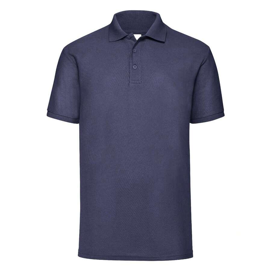 Jerzees Colours Mens Ultimate Cotton Short Sleeve Polo Shirt (French Navy) - Blue - View 1